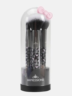 NIB Impressions Hello Kitty 6-Piece Makeup Brush Set